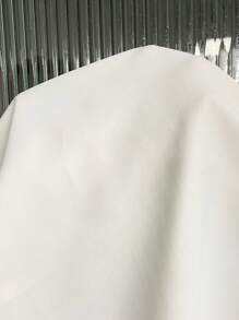 Celure Plus Ruched Asymmetrical Hem Skort - White - View 6