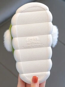 恐龍造型兒童拖鞋,室內/室外,保暖防滑,兒童/嬰兒家居鞋 - 綠色 - 查看 2