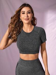 Easithlete 無縫插肩袖運動T恤