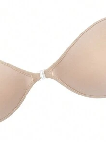 Chất rắn Áo ngực tự dính - Màu be - Xem 8