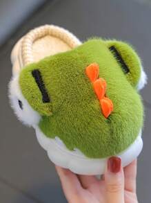 恐龍造型兒童拖鞋,室內/室外,保暖防滑,兒童/嬰兒家居鞋 - 綠色 - 查看 7