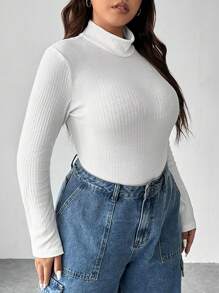 SHEIN EZwear 大碼塑身衣 - 白色 - 查看 5