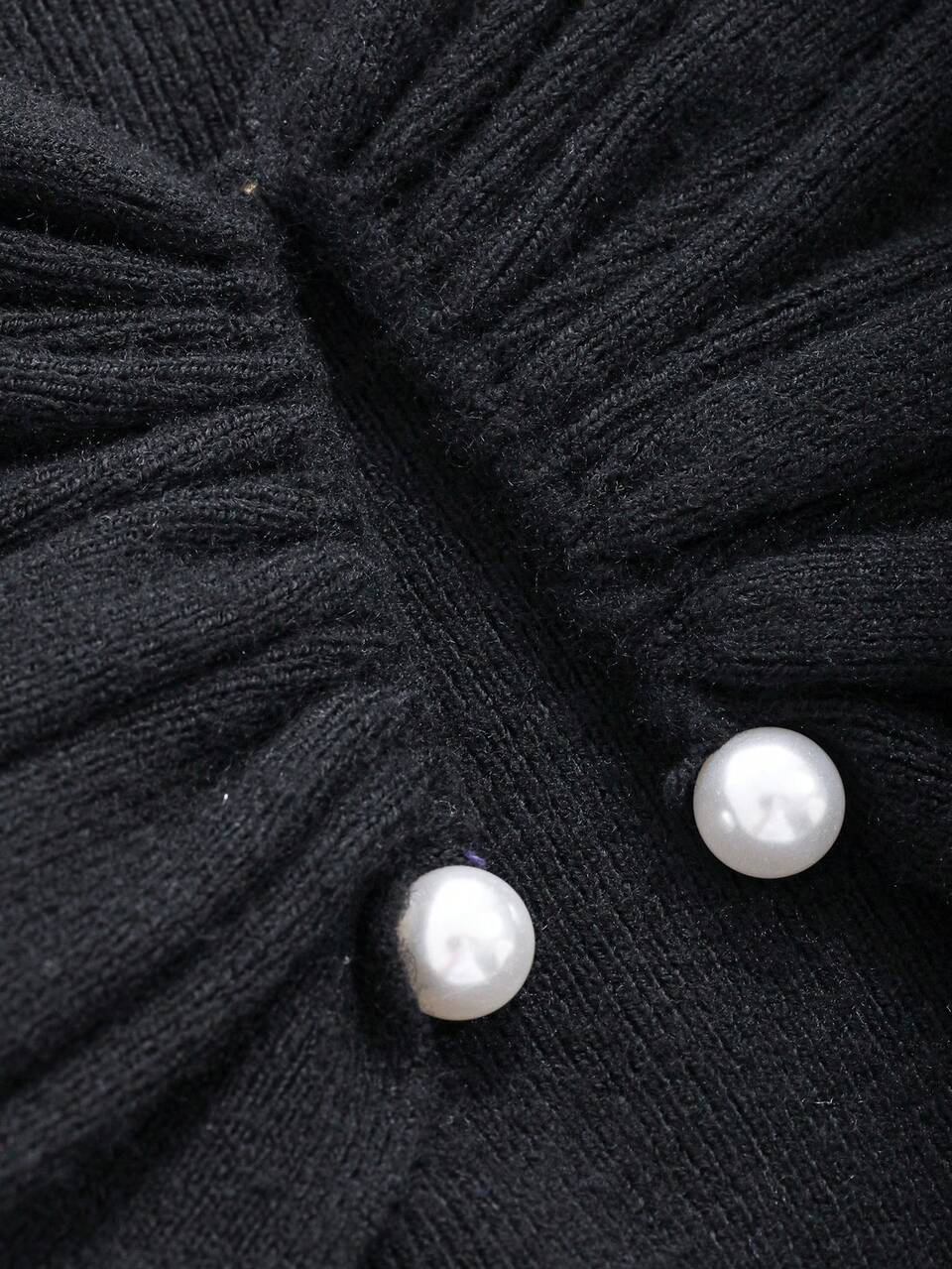 Solid Ruched Back Sweater Fall