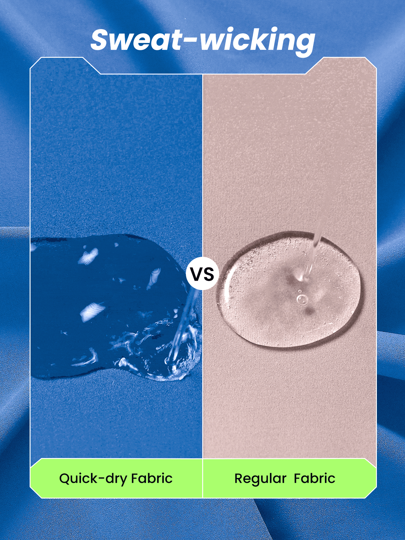 GLOWMODE High Support Squareneck Zip-Up Buckle Up Sports Bra Gym Workout Quick Dry Moisture Wicking - Blue - View 7