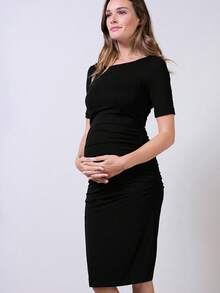 Vestidos premamá - Negro - Ver 3