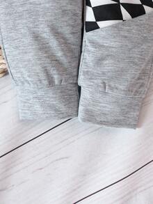 Baby Boy Car Print Sweatshirt & Sweatpants - Multicolor - View 7