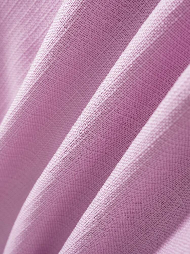 Contrast Trim Crop Overcoat