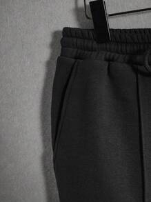 Manfinity Hypemode Áo hoodie dây rút & quần thể thao nam màu không có áo thun - Màu Khaki - Xem 8