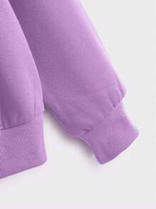 INAWLY Plus Solid Zip Up Drawstring Drop Shoulder Thermal Lined Hoodie, For Winter Graduation,Back To School Outfits,Graduation,Teacher Outfits For Women,Back To School Pullover Fall Outfit Autumn