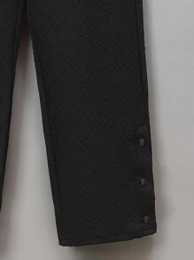 SHEIN Teenager Junge Hose mit weiten Beinen, Einfarbig schrägen Taschen,
