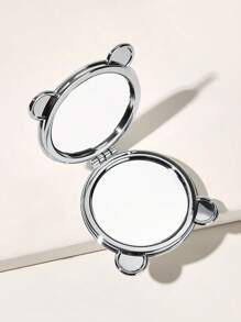 Espejo de doblez con diseño de panda - Blanco y Negro - Ver 2