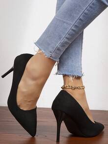 Women's High Heels Shoes - Black - View 4