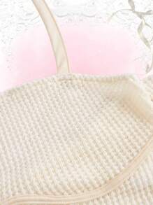 Flirla Plus Halter Neck Tassel Trim Top & Bodycon Skirt