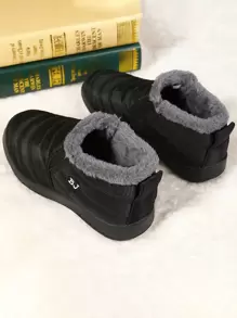 Women's Solid Color Casual Warm Snow Boots