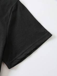 INAWLY Plus Book And Slogan Graphic Tee TAKE A LOOK IT'S IN A BOOK