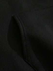 SHEIN EZwear 女士衛衣 - 黑色 - 查看 3