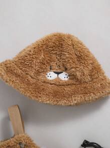 SHEIN 男嬰卡通刺繡性感緊身連體衣和帽 - 彩色 - 查看 5