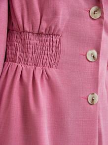 Mulvari Blazer con cuello de solapa y botones delanteros para otoño/invierno