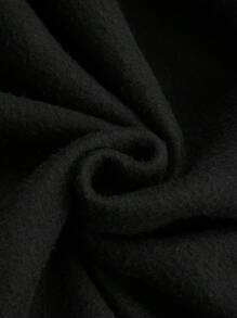 Manfinity Campus Court Aesthetic Post--Loose Fit Men's Long Sleeve Letter Graphic Colorblock Drop Shoulder Varsity Jacket Without Hoodie, For Fall - Multicolor - View 5