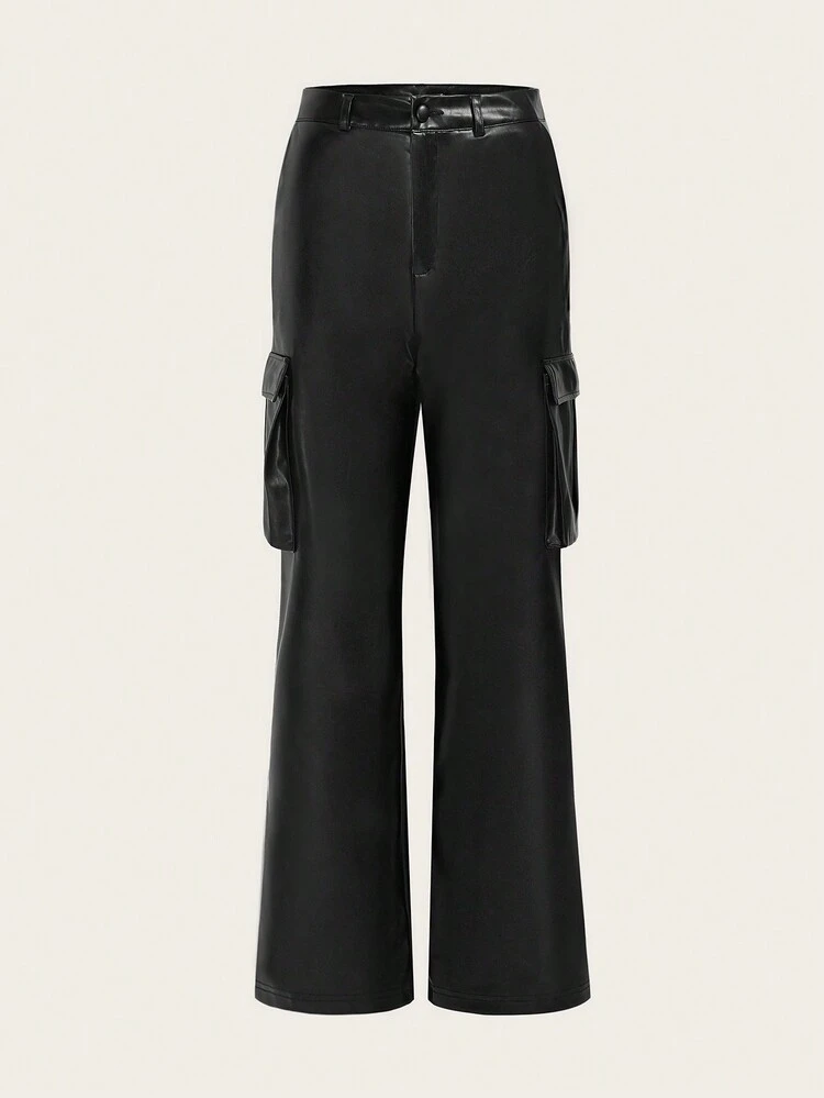 Flap Pocket Side Cargo Pants