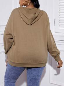 Sierra Siler Artist Plus Figure Graphic Drop Shoulder Hoodie