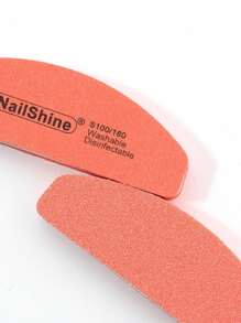 NailSunshine 10片装随机颜色迷你新月形100/180目海绵指甲锉，美甲用品，美甲工具，美甲艺术工具，返校季，美甲，美甲贴片工具 - 彩色 - 查看 7