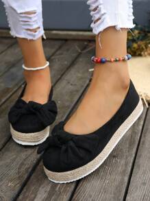Women's Wedge & Platform Sole Shoes - Black - View 1