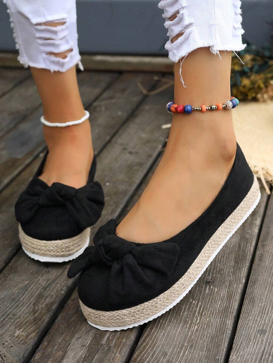 Women's Wedge & Platform Sole Shoes - Black - View 1