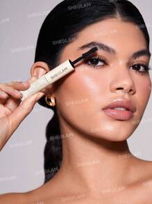 SHEGLAM All-In-One Volume & Length Mascara-Washable Black 2 In 1 Double Head Brush Easy To Remove No Smudge Curling Separation Thick Black Mascara Eye Makeup Brand Beauty Makeup Face Paint Cosmetic For Women Girls Perfect For Winter Spring Ideal For Y2K Fancy Fashion Suitable For Birthday Gift Party Ready Best Color - Black - View 7