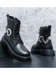 Botas de hombre - Negro - Ver 3