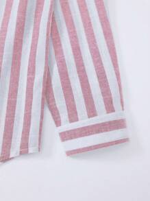 Men Striped Print Shirt