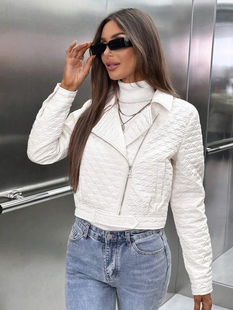 Zip Up Moto Jacket