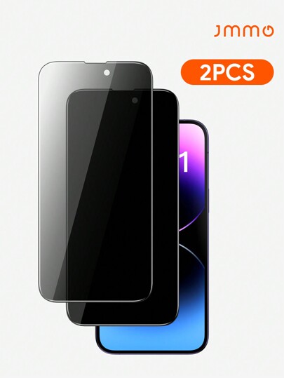 JMMO Projector Screen,2pcs Privacy High-Definition Premium Tempered Glass Screen Protector Film,Smudge Resistant Scratch & Impact Protection Smooth Compatible With