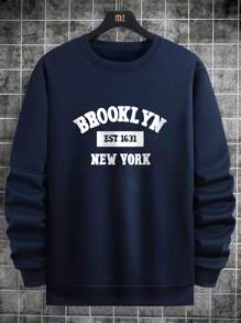 Sudaderas para hombre - Azul Marino - Ver 1