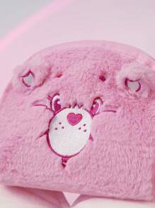 SHEIN X Care Bears Túi đựng khăn giấy gấu hình trái tim sang trọng màu hồng - Nhiều màu - Xem 5