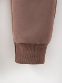 SHEIN Young Boy 2pcs Solid Elastic Waist Sweatpants - Multicolor - View 5