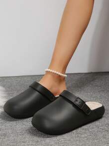 女性鏤空鞋 - 黑色 - 查看 7