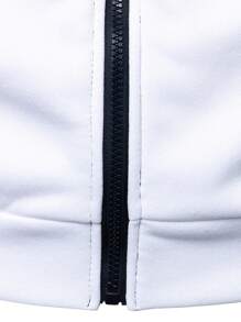 Manfinity Homme Men Zip Up Colorblock Drawstring Hoodie - Multicolor - View 3