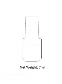 FULL BEAUTY 2盒装7毫升底油和面油，适用于凝胶指甲油，透明亮泽，可卸除，持久亮油美甲