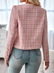 SHEIN Clasi 女士呢子 - 淺粉色 - 查看 2