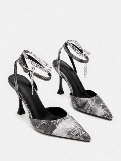 CUCCOO SZL 春夏秋季女式時尚細高跟鞋