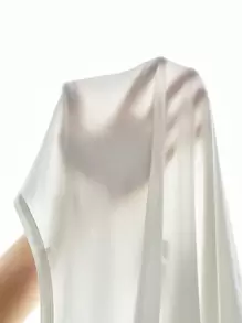 Christmas Print Tee & Plaid Pants PJ Set - Multicolor - View 6