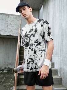 Manfinity Sport Corelite 男士運動T恤 & 背心 - 黑與白 - 查看 6