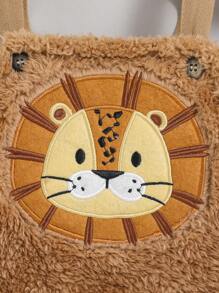 SHEIN 男嬰卡通刺繡性感緊身連體衣和帽 - 彩色 - 查看 6