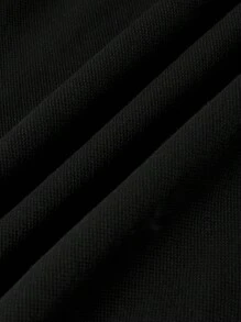 Tween Boy Slogan Graphic Drop Shoulder Hoodie - Black - View 3