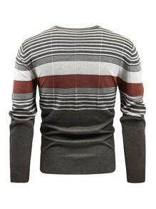 Manfinity Homme Men Striped Pattern Sweater - Multicolor - View 2