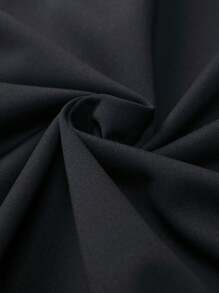 Men Battery Print Kangaroo Pocket Drawstring Hoodie - Black - View 8