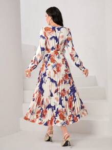 Mulvari In Toàn bộ Viền xếp Váy có thắt lưng - Nhiều màu - Xem 2