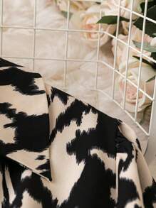 SHEIN Clasi 大碼滿版印花前紐扣襯衫 - 彩色 - 查看 4