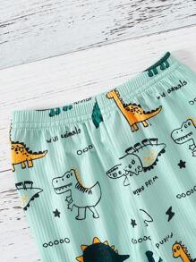 Baby Boys Dinosaur Print Tee & Pants